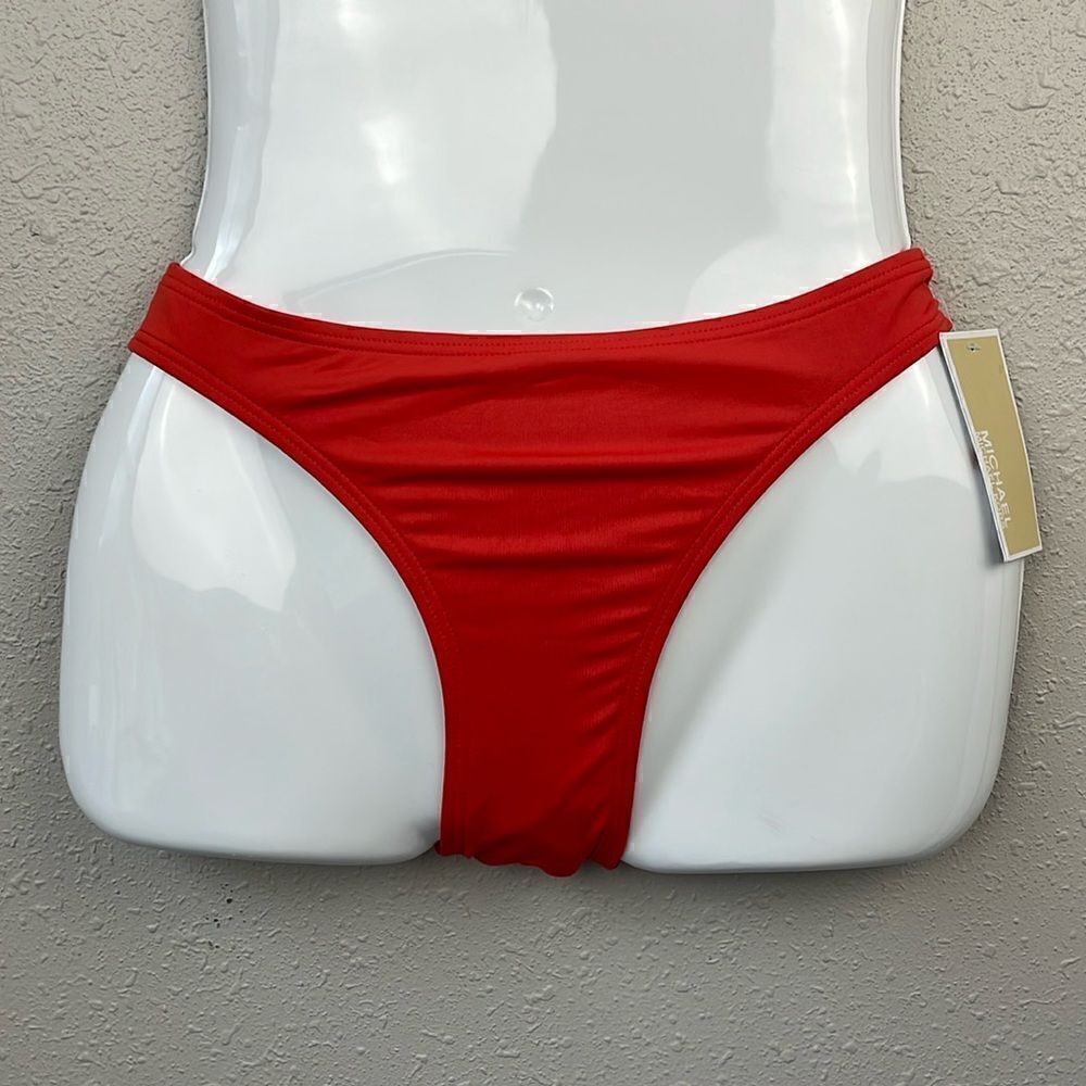 NWT MICHAEL Michael Kors Orange Swim Bottoms Sizes XS, L, or XL